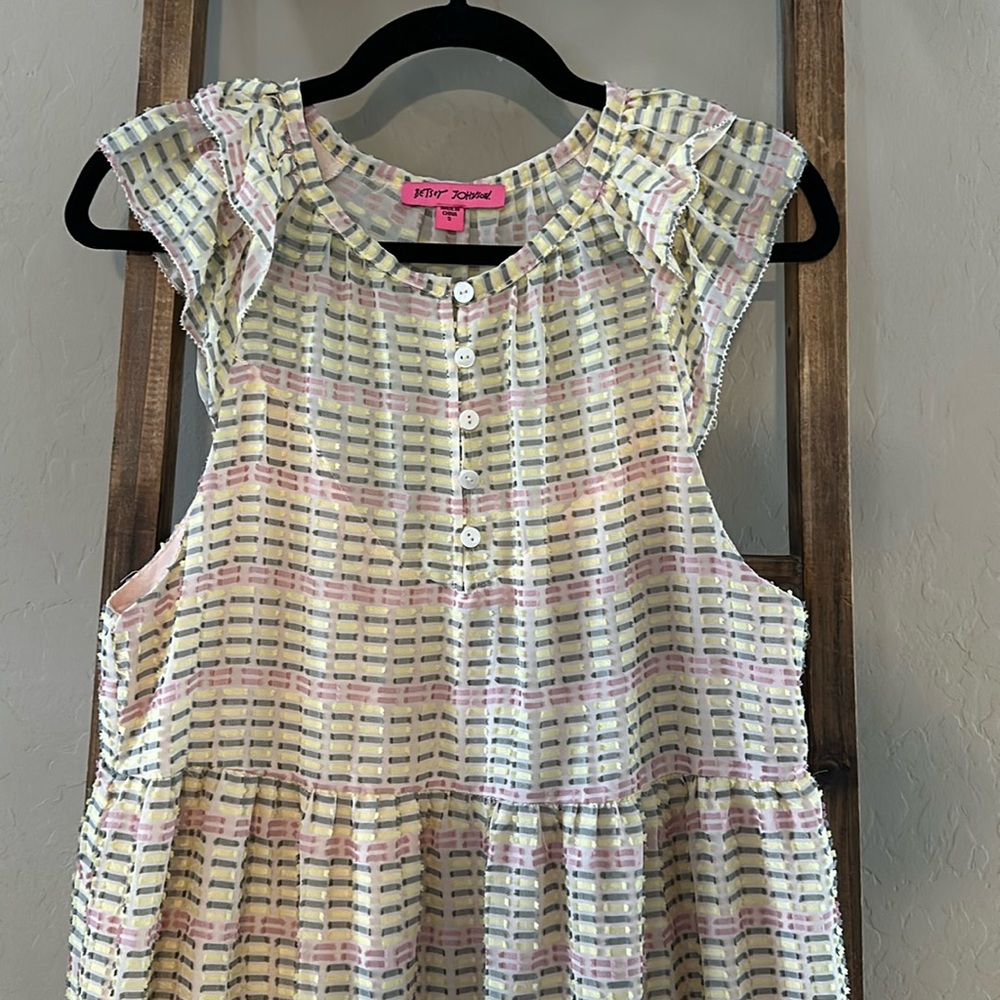 Betsy Johnson Button up Maxi